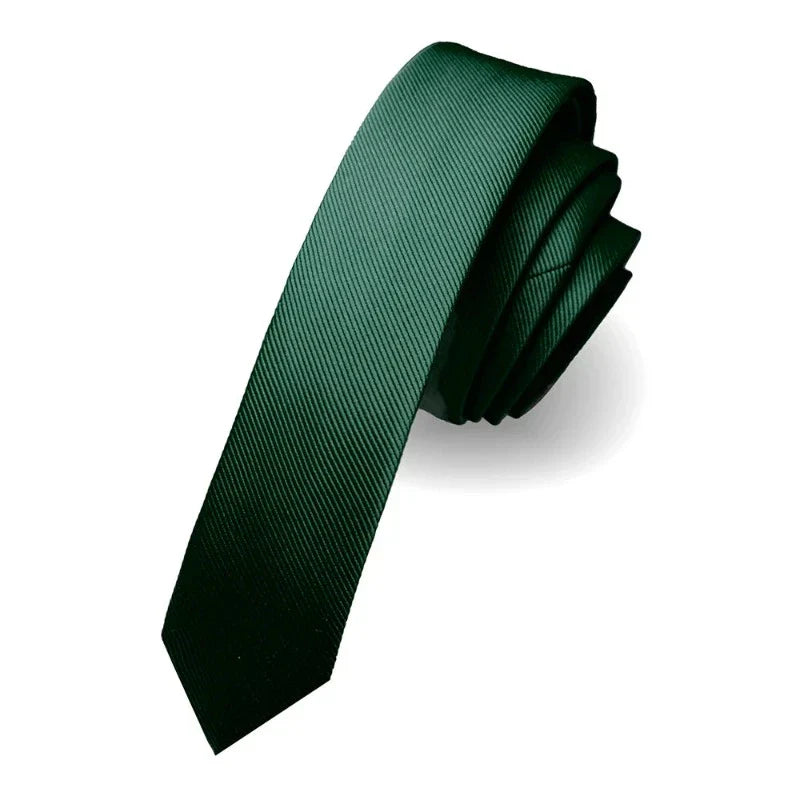 Gravata Lisa Slim Invoux NVX140 Verde Escuro