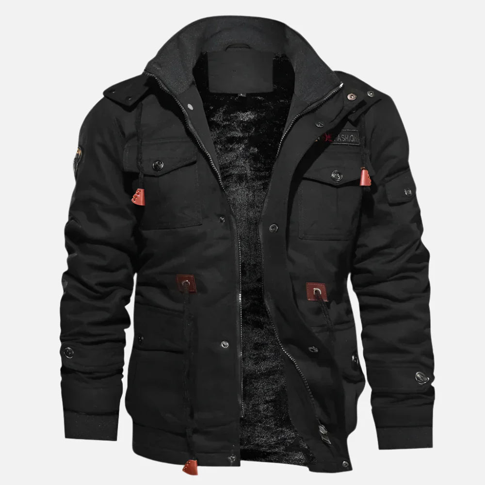 Jaqueta Motociclista Masculina Roadster Preta NVX109 1