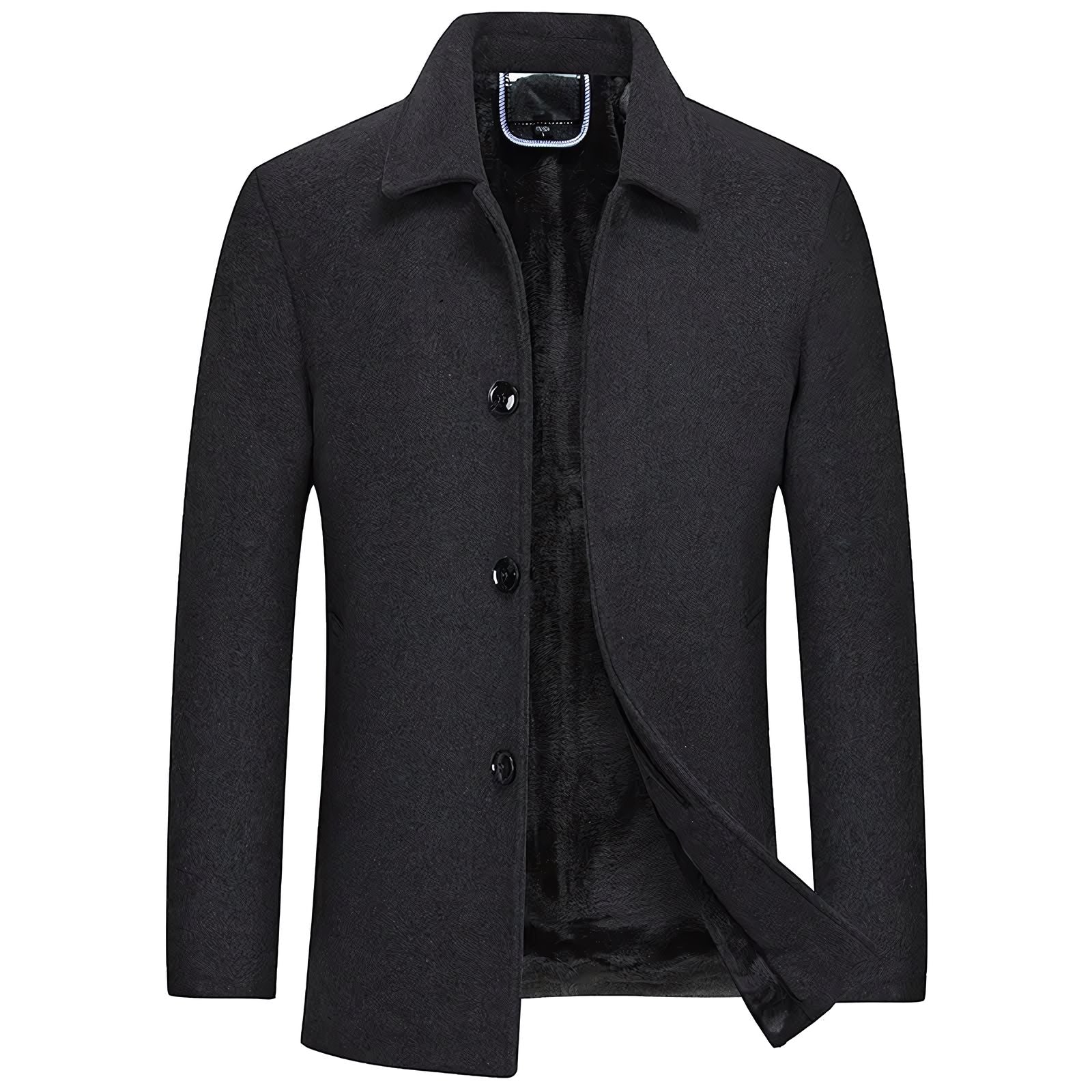 Sobretudo Masculino Curto de Lã Invoux Oslo