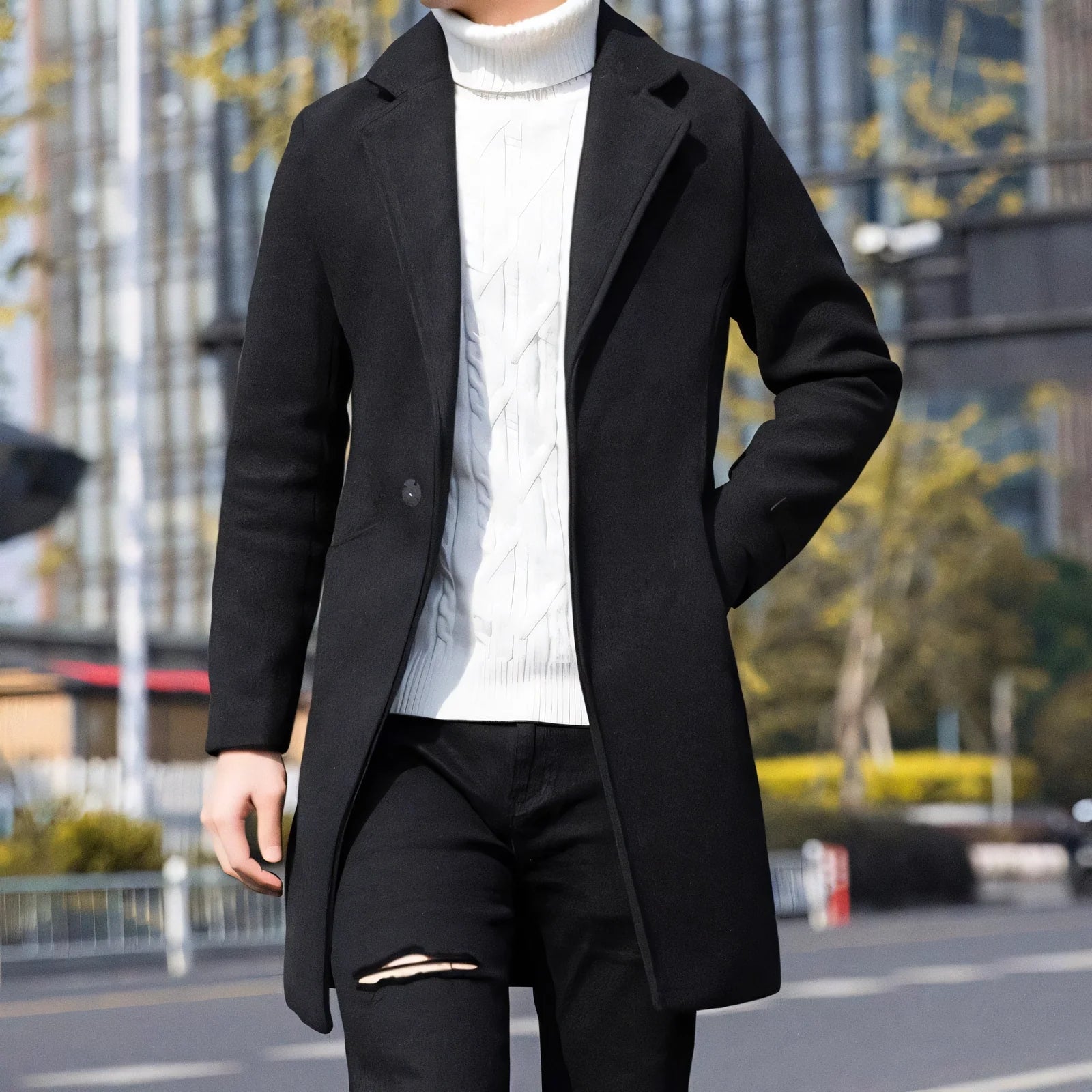 Sobretudo Masculino Invoux Classic