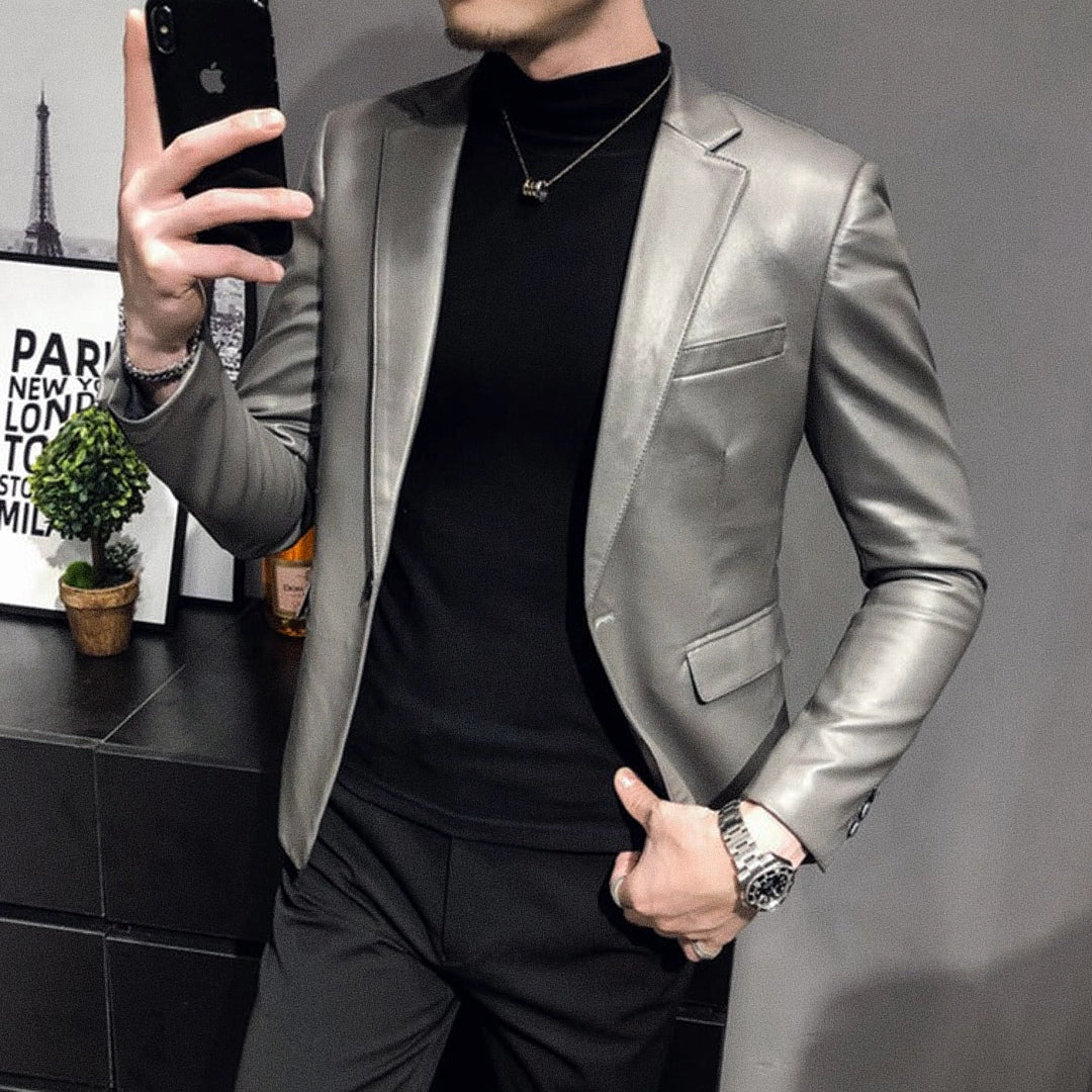 Blazer Invoux Veneto em Couro Premium