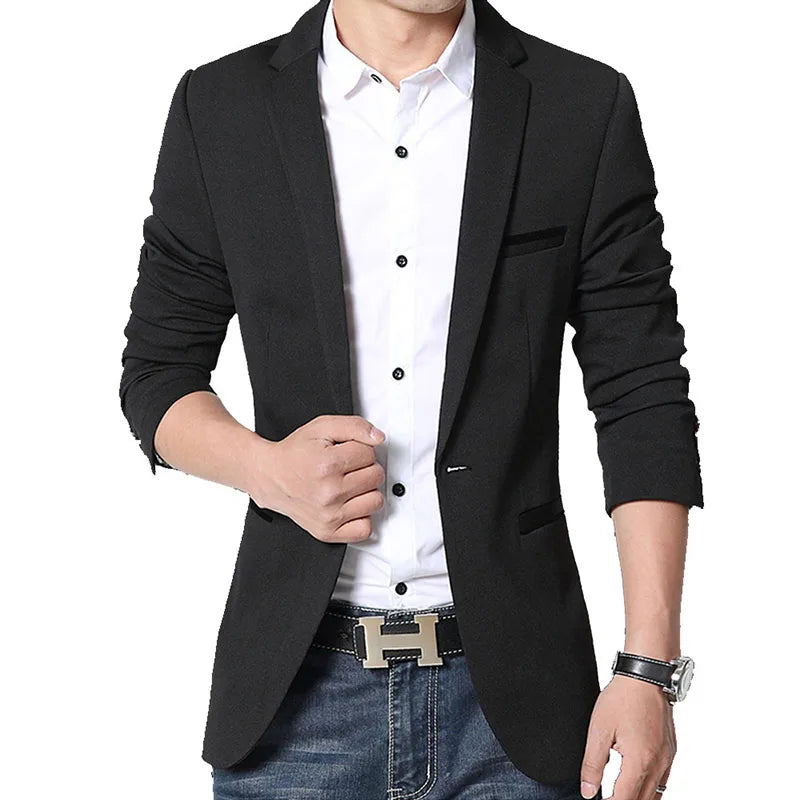 Blazer em Algodão Premium Preto Milano Invoux NVX112