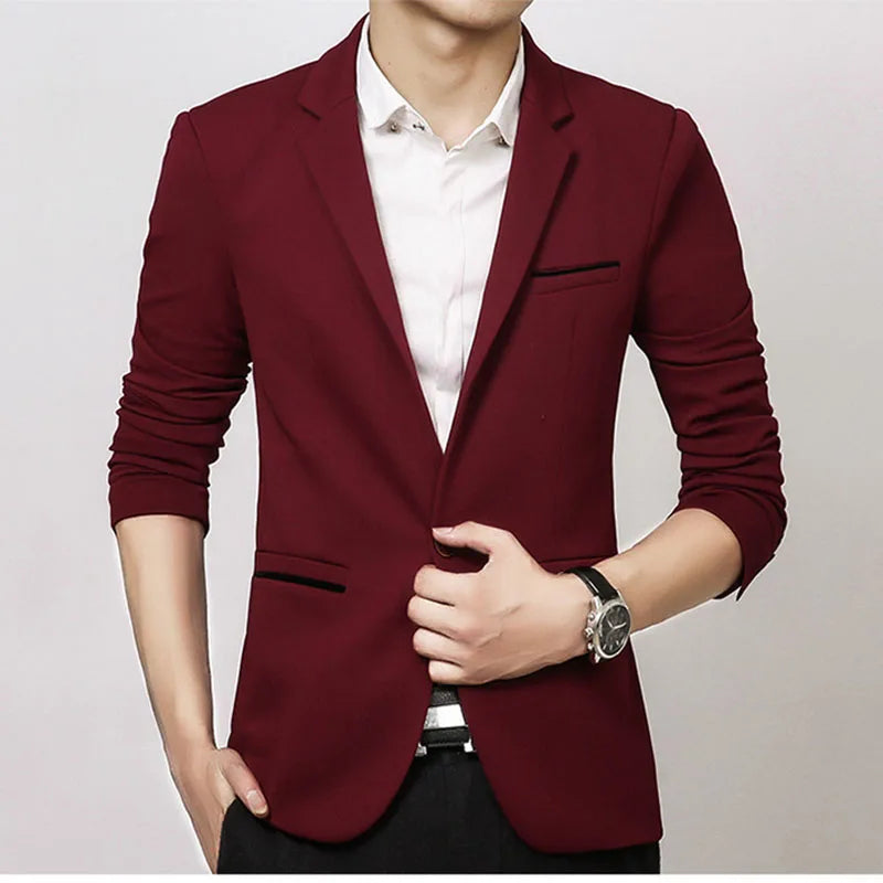 Blazer em Algodao Premium Vermelho Milano Invoux NVX112