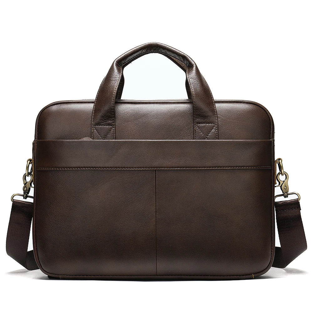 Bolsa de Couro Executiva Invoux NVX155 Marrom