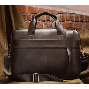 Bolsa de Couro Executiva Invoux NVX155 Marrom Marrom 123456789