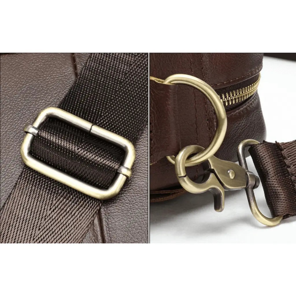 Bolsa de Couro Executiva Invoux NVX155 Marrom Marrom 12345678