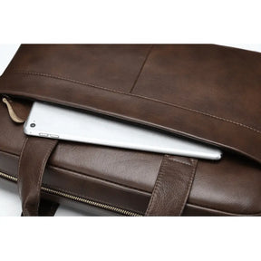 Bolsa de Couro Executiva Invoux NVX155 Marrom Marrom 123