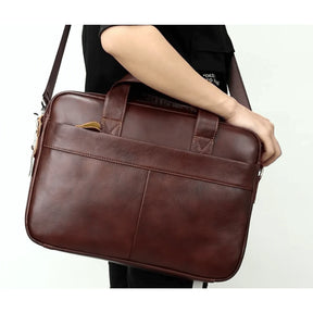 Bolsa de Couro Executiva Invoux NVX155 Marrom Marrom 1