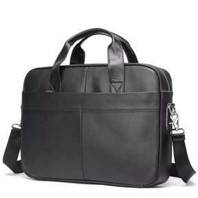 Bolsa de Couro Executiva Invoux NVX155 Marrom Preto