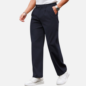 Calca Social Masculina Azul Invoux NVX121 2