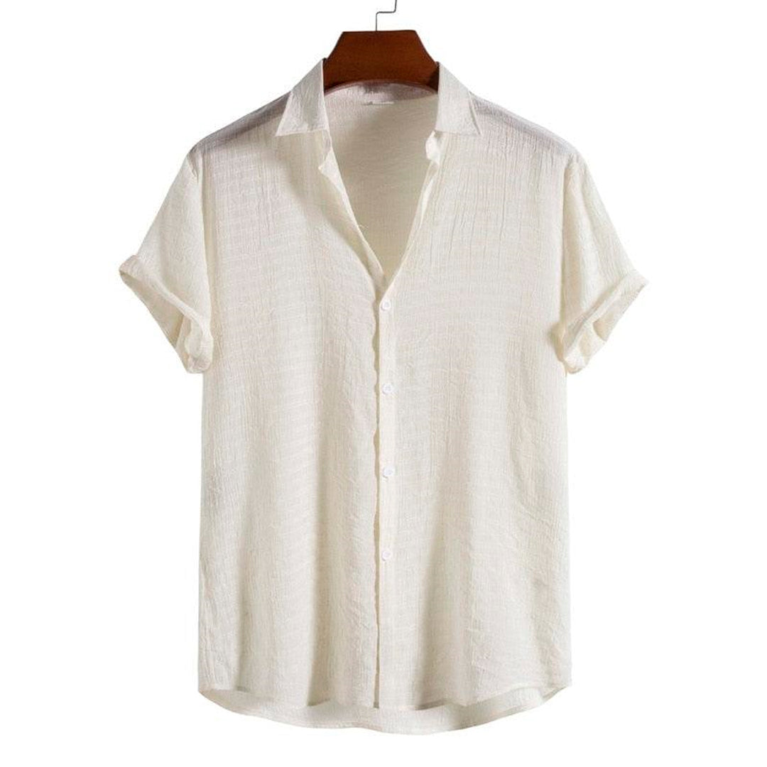Camisa Masculina de Linho Invoux Riviera