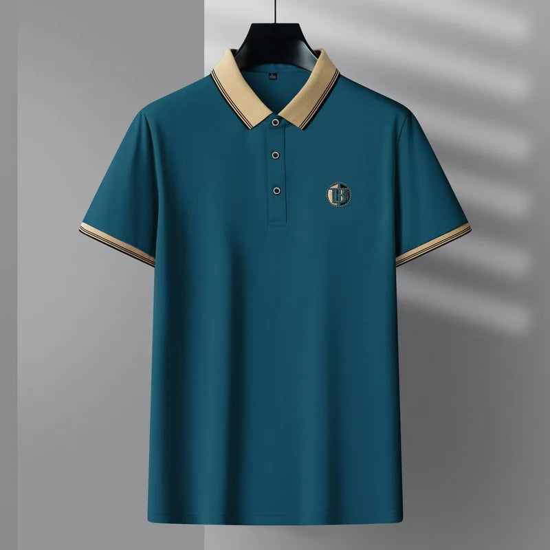 Camisa Polo Elegante Invoux Bordeaux