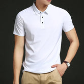 Camisa Polo Masculina em Seda Invoux Siena