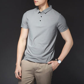Camisa Polo Masculina em Seda Invoux Siena