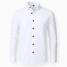 Camisa Social Masculina Manga Comprida Invoux NVX132 Branca