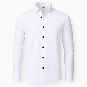 Camisa Social Masculina Manga Comprida Invoux NVX132 Branca