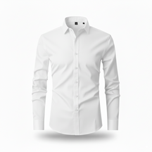 Camisa Social Masculina Manga Longa Slim Invoux NVX166 Branca