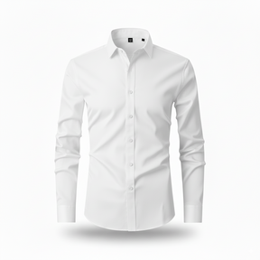 Camisa Social Masculina Manga Longa Slim Invoux NVX166 Branca