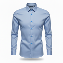 Camisa Social Masculina Manga longa Slim Fit Invoux NVX167
Azul Claro