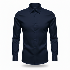 Camisa Social Masculina Manga longa Slim Fit Invoux NVX167
Azul Escuro