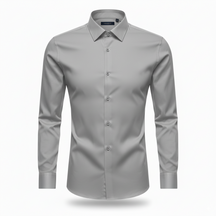 Camisa Social Masculina Manga longa Slim Fit Invoux NVX167
Cinza