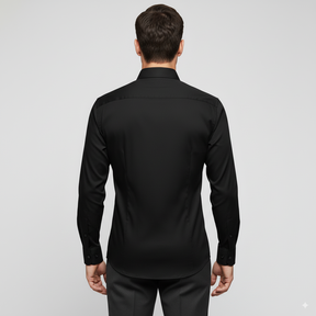 Camisa Social Masculina Manga longa Slim Fit Invoux NVX167
Preta 234