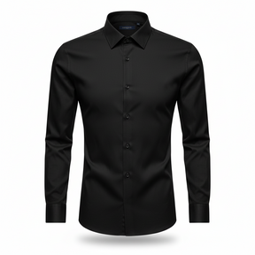 Camisa Social Masculina Manga longa Slim Fit Invoux NVX167
Preta