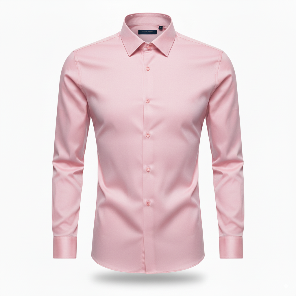 Camisa Social Masculina Manga longa Slim Fit Invoux NVX167
Rosa