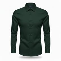 Camisa Social Masculina Manga longa Slim Fit Invoux NVX167
Verde Escuro
