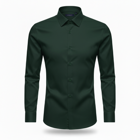 Camisa Social Masculina Manga longa Slim Fit Invoux NVX167
Verde Escuro