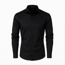 Camisa Social Masculina Slim Invoux NVX159 Preta