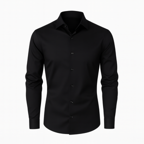 Camisa Social Masculina Slim Invoux NVX159 Preta