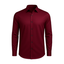 Camisa Social Masculina Slim Invoux NVX159 Vinho