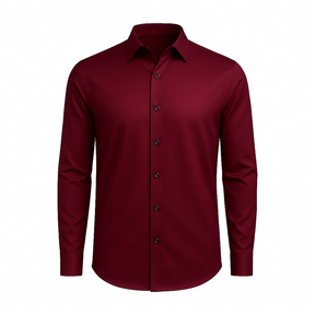 Camisa Social Masculina Slim Invoux NVX159 Vinho