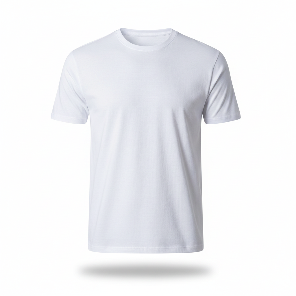Camiseta Masculina Algodão Peruano Slim Invoux NVX164 Branco