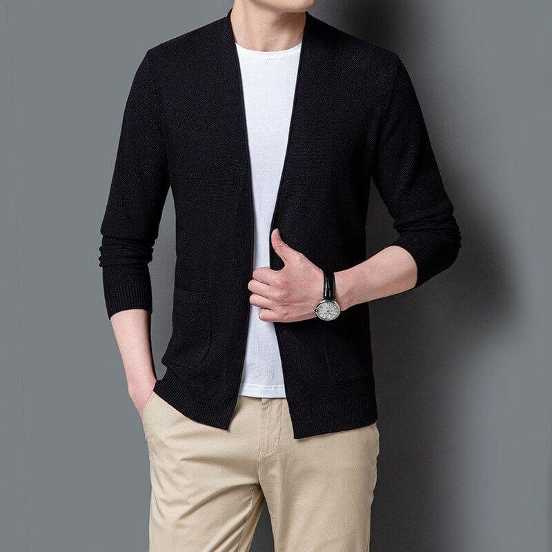 Cardigan Masculino Básico Invoux