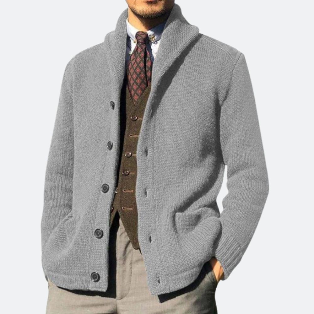 Cardigan Masculino Invoux Oxford