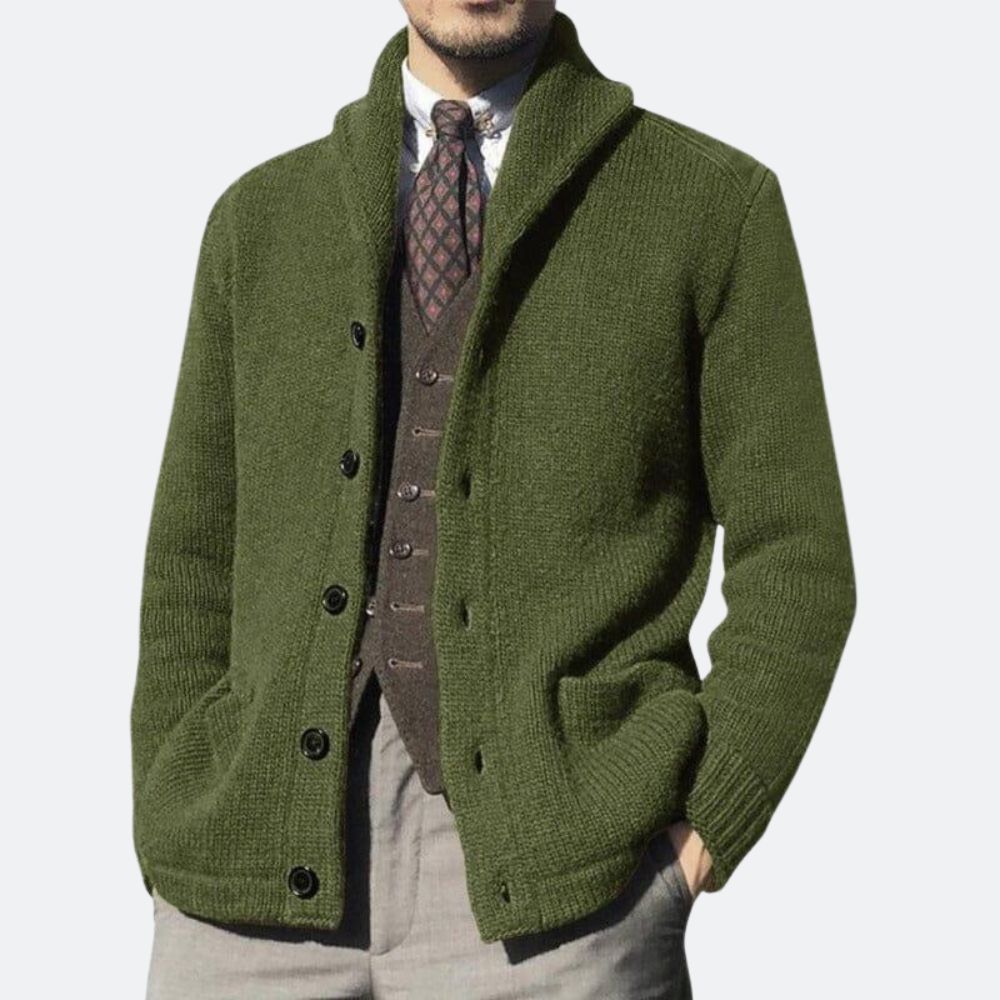 Cardigan Masculino Invoux Oxford