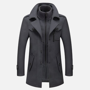 Casaco Masculino Cinza Europeu Clássico Invoux NVX116