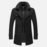 Casaco Masculino Preto Europeu Clássico Invoux NVX116