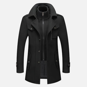 Casaco Masculino Preto Europeu Clássico Invoux NVX116