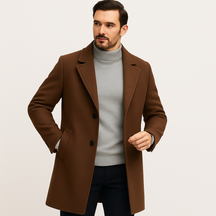 Sobretudo Masculino Marrom Invoux NVX110