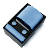 Conjunto Gravata Lisa Invoux NVX138 Azul Claro
