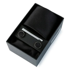 Conjunto Gravata Lisa Invoux NVX138 Preto