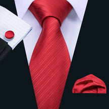Conjunto Gravata Listrada Invoux NVX142 Vermelho