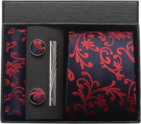 Conjunto Gravata de Seda Estampada Invoux NVX150 1234567891234