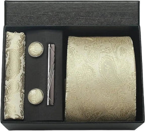 Conjunto Gravata de Seda Estampada Invoux NVX150 123