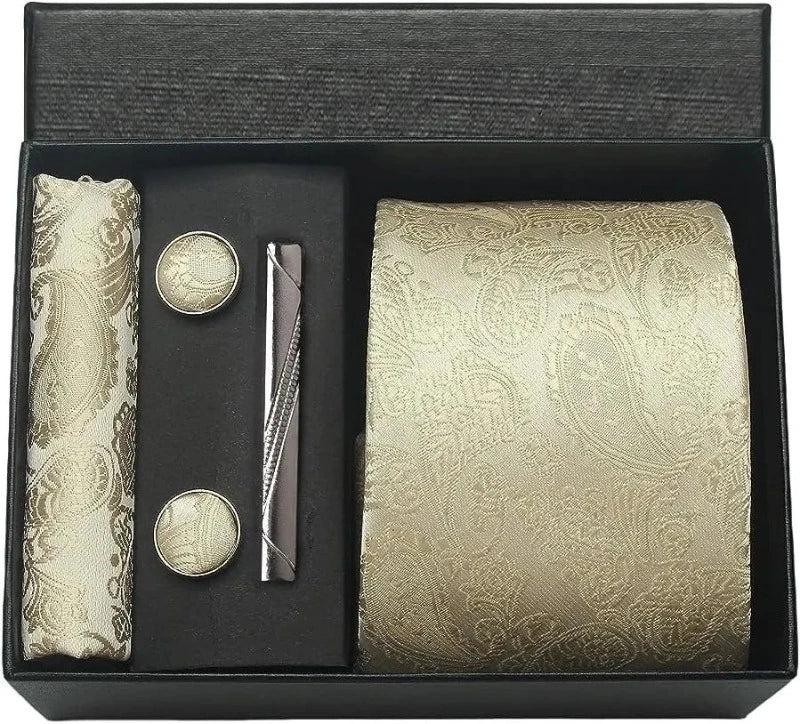 Conjunto Gravata de Seda Estampada Invoux NVX150 123