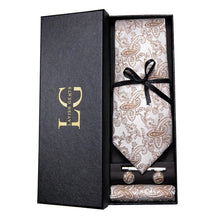 Conjunto Gravata de Seda Estampada Invoux NVX153 123456789123456789123456789