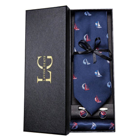 Conjunto Gravata de Seda Estampada Invoux NVX153 12345678912345678912345678